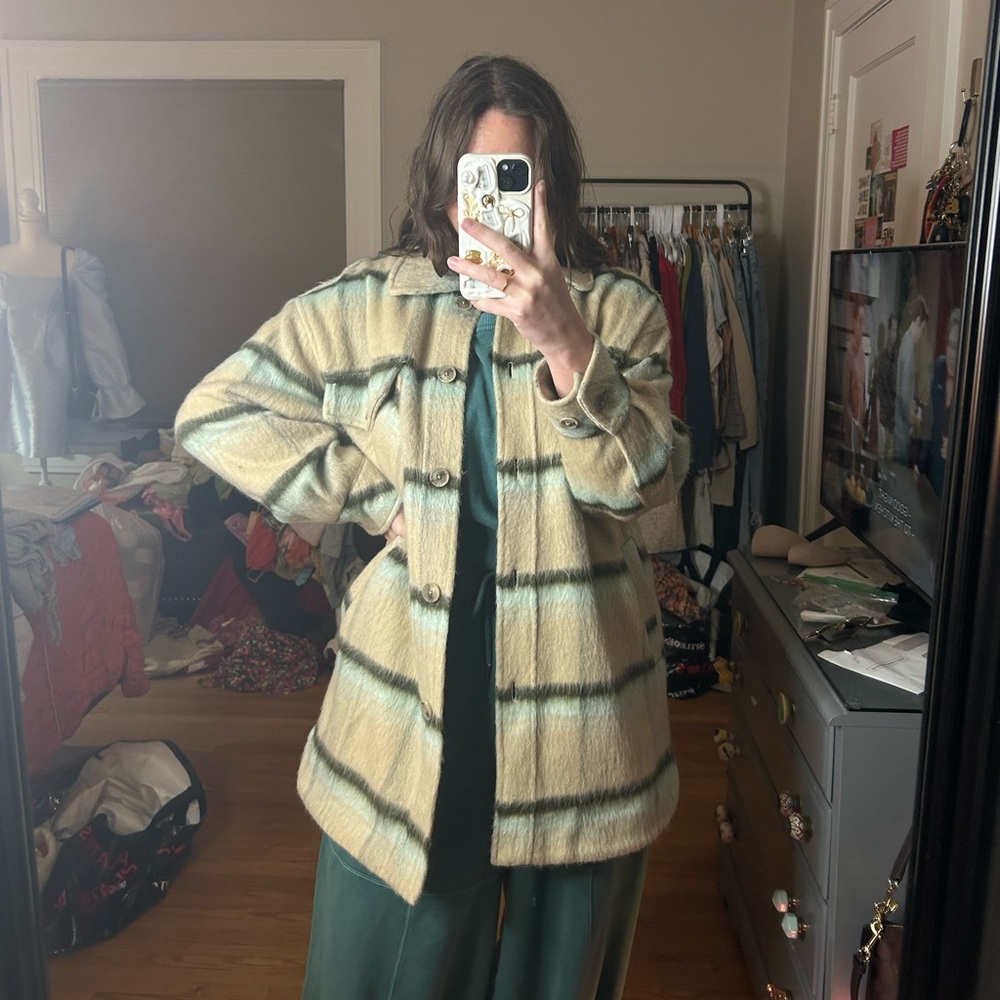 Free people x we the free Vienna brushed shacket jacket - Picture 10 of 13